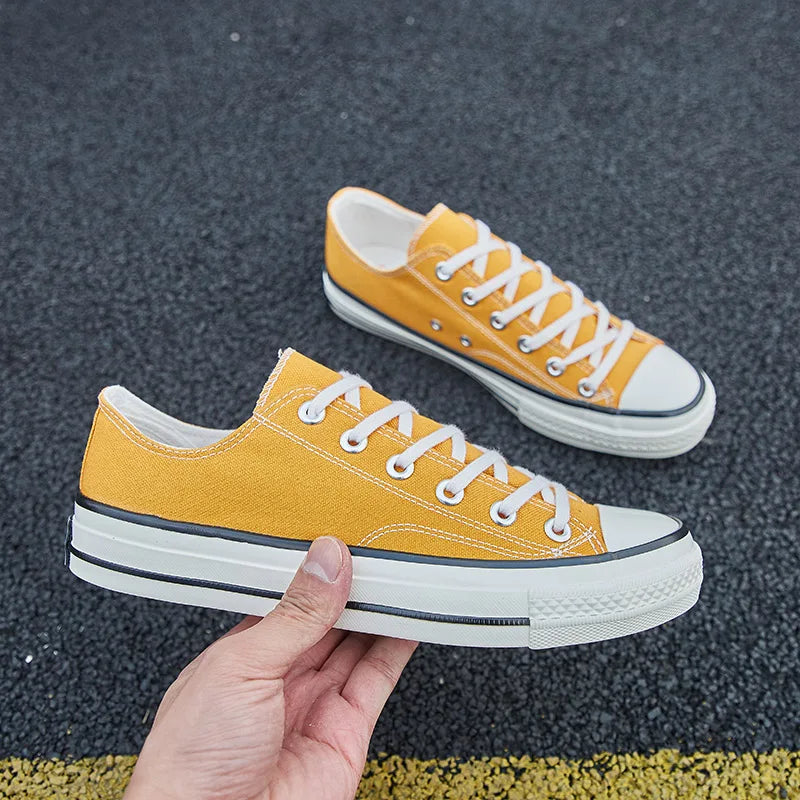 Casual Sneakers Low Top Women Shoes Men Canvas Shoes men Fashion Summer Students Vulcanize Shoes Flats 2026 Spring Summer