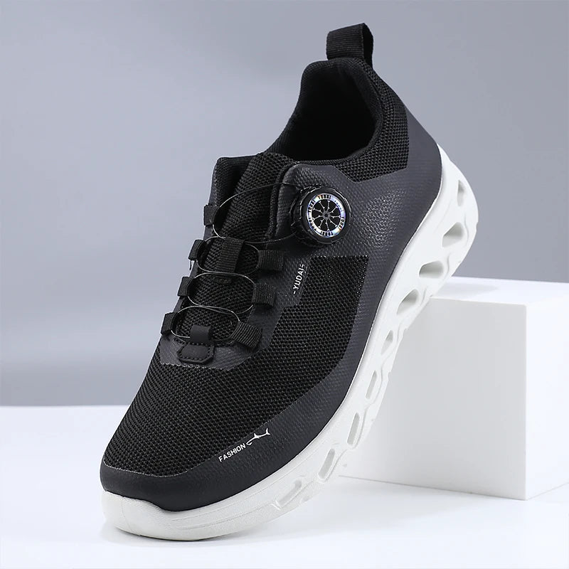 Men's Lightweight Casual Shoes with Breathable Soft Rubber Sole, Anti-Slip and Durable Design for Daily Commuting, Walking, and Sports. Comfortable, Breathable, and Fashionable for Spring and Autumn Wear