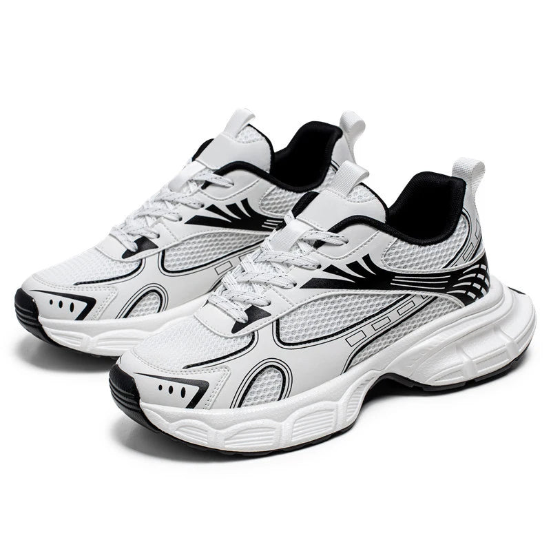 2026 New Men's Breathable Mesh Lightweight Comfortable Casual Running Shoes Non-slip Soft Sole Outdoor Walking Sports Sneakers