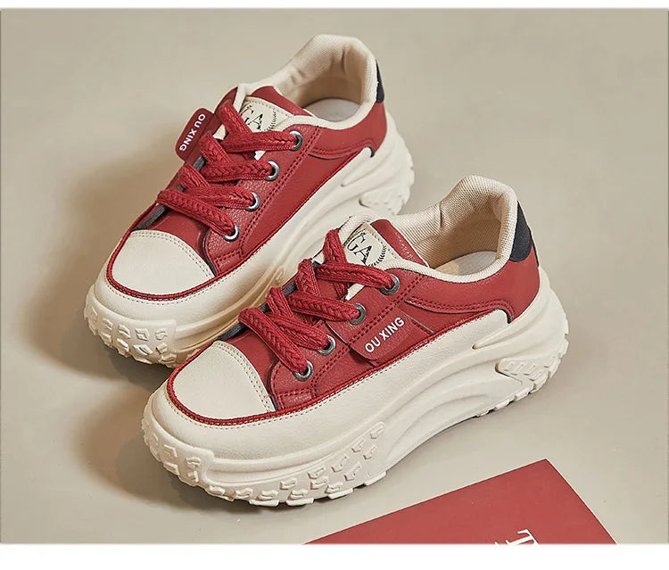 Platform Shoes for Women Outdoor Casual Jogging Sneakers Designer Brand Woman Walking Trainers Wedges Chunky Hiking Footwear