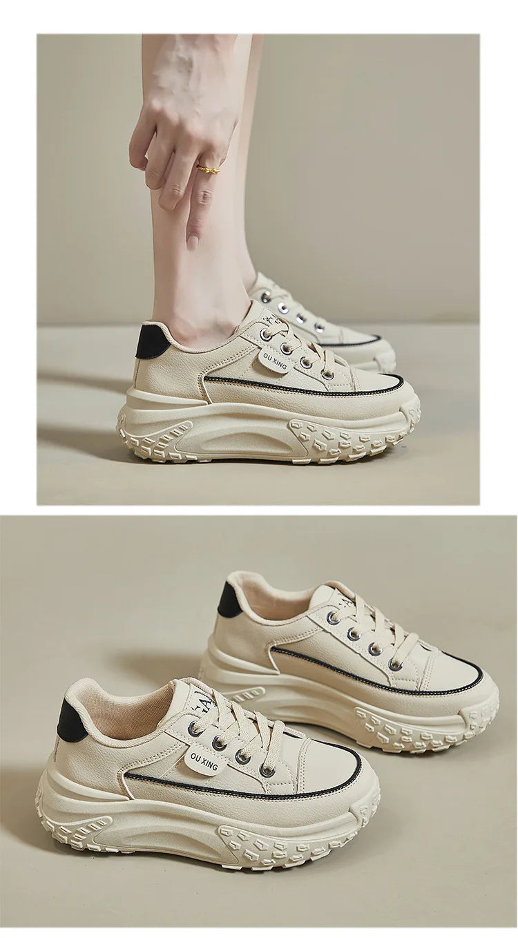Platform Shoes for Women Outdoor Casual Jogging Sneakers Designer Brand Woman Walking Trainers Wedges Chunky Hiking Footwear