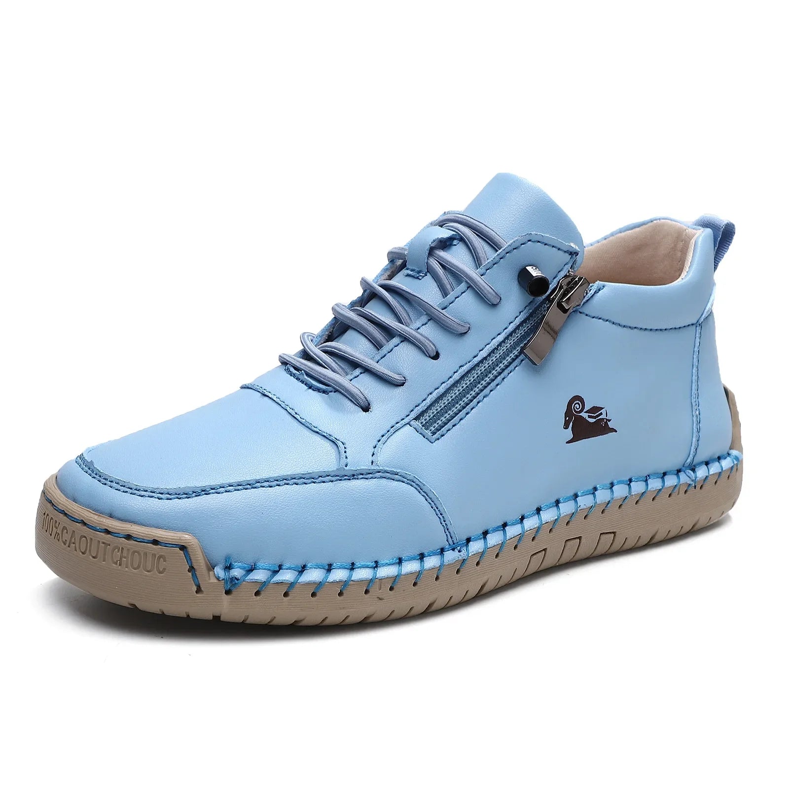Women's Sneakers Handmade Leather Casual Shoes Outdoor Soft Sports Shoes for Men Classic Anti-slip Leather Shoe Zapatos De Mujer