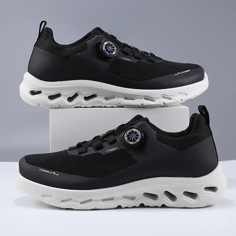 Men's Lightweight Casual Shoes with Breathable Soft Rubber Sole, Anti-Slip and Durable Design for Daily Commuting, Walking, and Sports. Comfortable, Breathable, and Fashionable for Spring and Autumn Wear