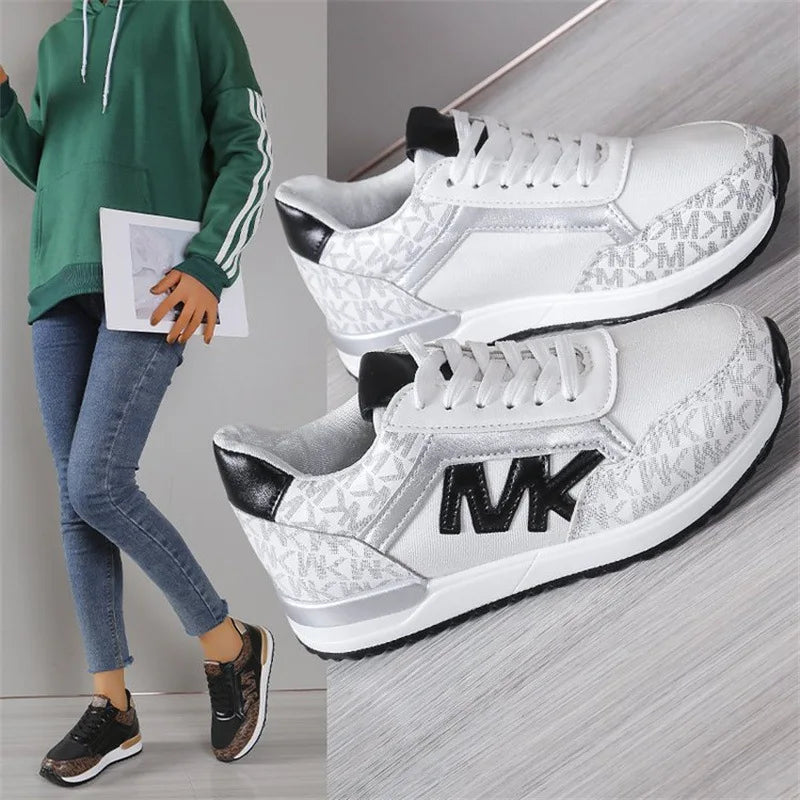Women's Casual Shoes Black Shoes Trend 2025 Sneakers Women White Vulcanized Shoes Female Tennis Sneaker Running Plus Size 36-43