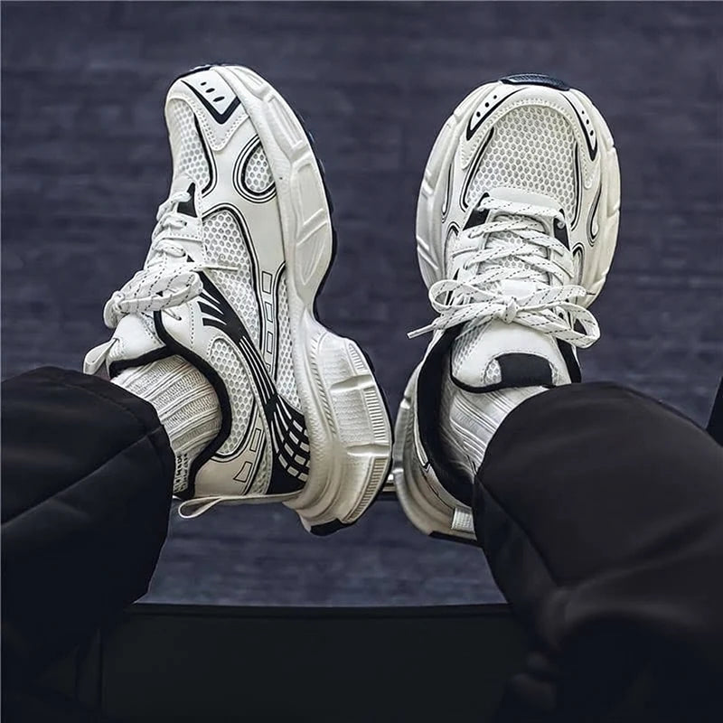 2026 New Men's Breathable Mesh Lightweight Comfortable Casual Running Shoes Non-slip Soft Sole Outdoor Walking Sports Sneakers