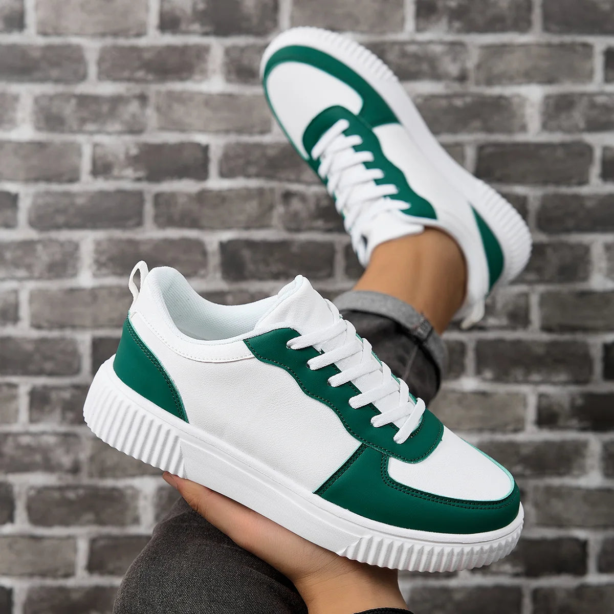 Women's Casual Shoes Breathable Walking Flat Shoes Sneakers White Female Footwear Sports Running Outdoor Walking For Men Tennis