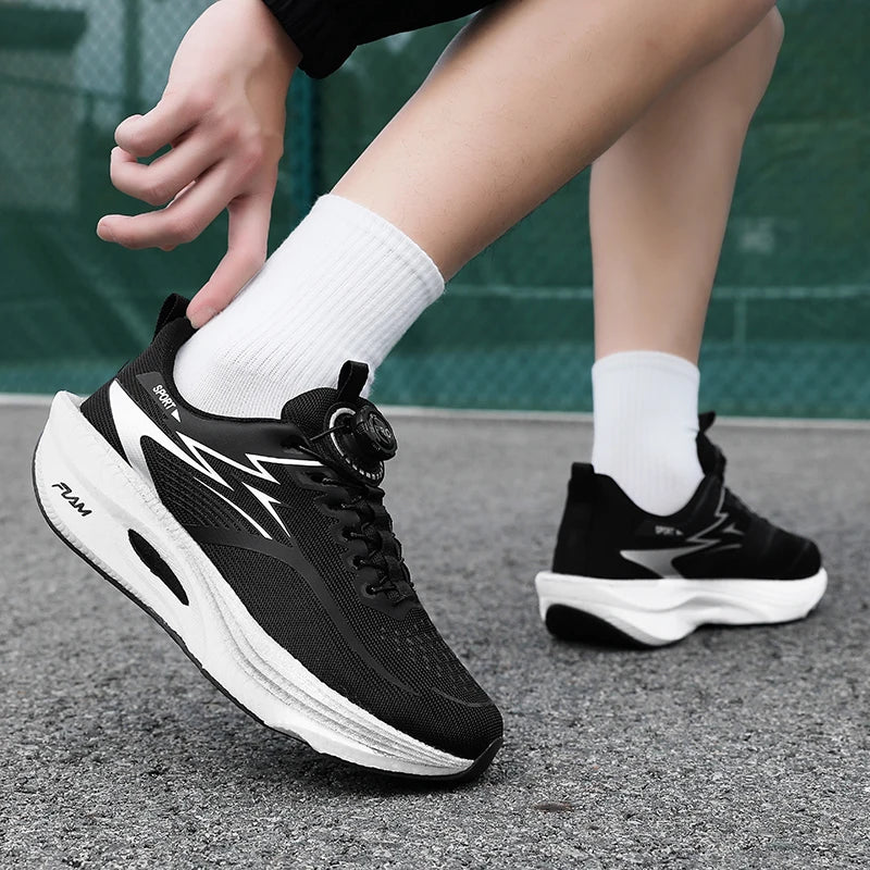 Running Shoes for Men Support Anti Torsion Breathable Lightweight Jogging Sneakers Comfortable Marathon Walking Running Footwear