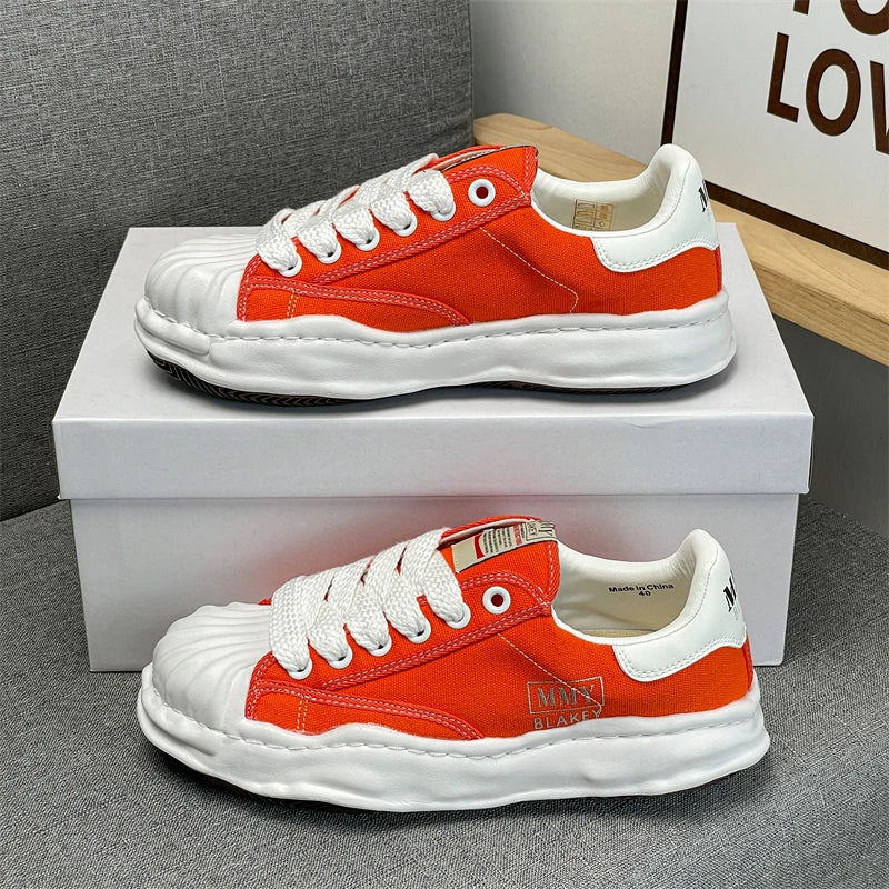 2026 New Men Women Skate Shoes, Low Top Trendy Street Style Couple Sneakers, Non-slip Wear Resistant Daily Footwear