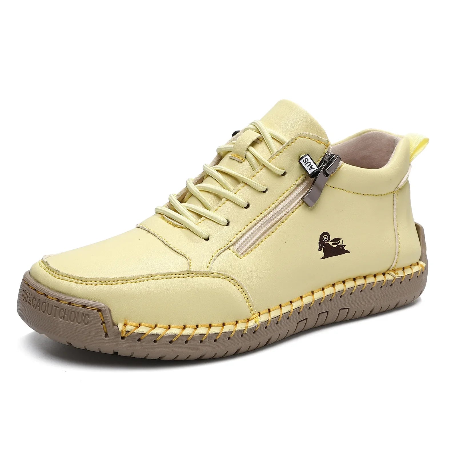 Women's Sneakers Handmade Leather Casual Shoes Outdoor Soft Sports Shoes for Men Classic Anti-slip Leather Shoe Zapatos De Mujer
