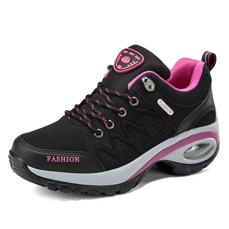 Women Sneakers Elevated Thick Sole Casual Shoes Outdoor Anti Slip Mountaineering Lightweight Luxury Fashion Vulcanized Shoes