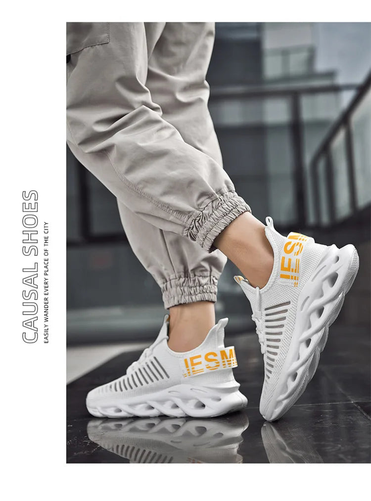 Running Shoes for Men Breathable Sneakers Comfort Soft-Sole Tenis Basketball Shoes Fashion Light Men Sport Shoes Tenis Masculino
