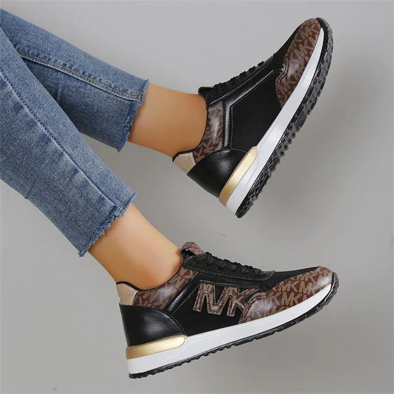 Women's Casual Shoes Black Shoes Trend 2025 Sneakers Women White Vulcanized Shoes Female Tennis Sneaker Running Plus Size 36-43
